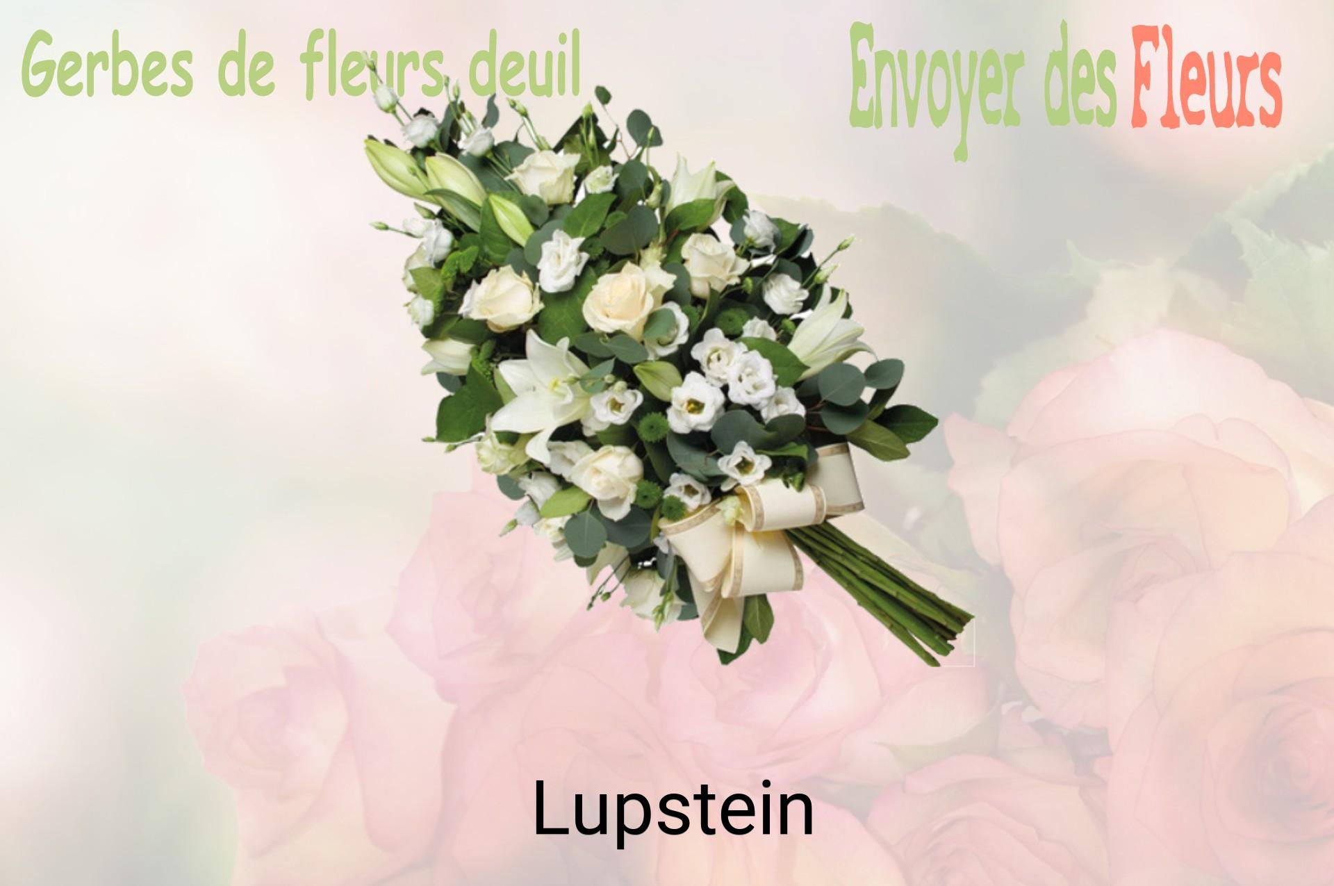 Gerbe de fleurs de deuil livrée à Lupstein